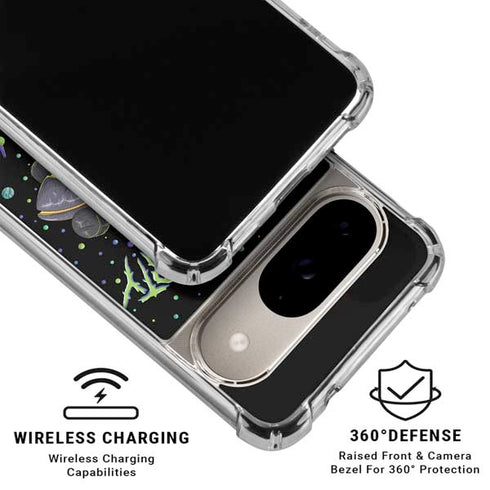 Adult Swim Rick and Morty Spaceship Google Pixel 10 Clear Case
